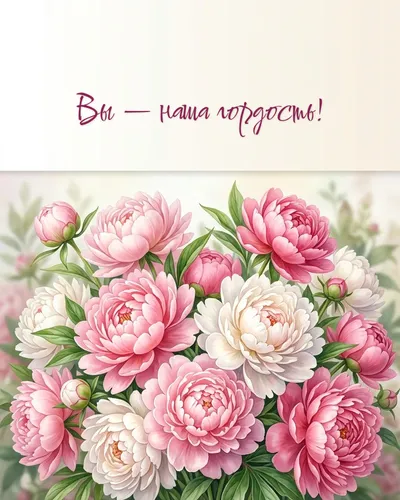 открытка — вы — наша гордость!